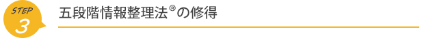 五段階情報整理法Rの修得